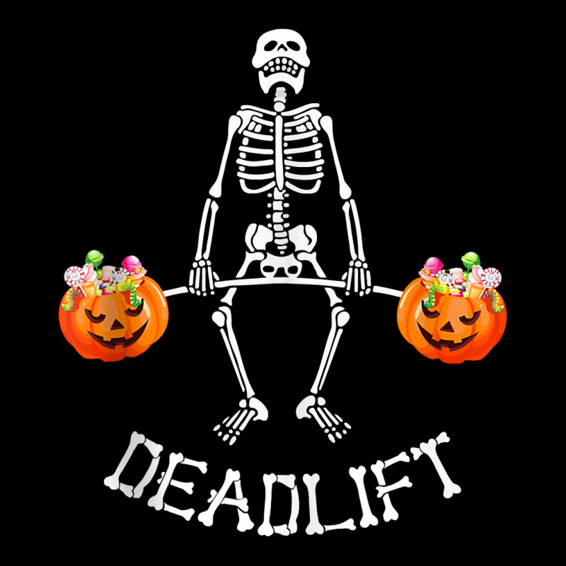 Skeleton Dead Lift Candy Buckets Gym Workout Halloween Tank Top Men's Long Sleeve Pajama Set | Artistshot