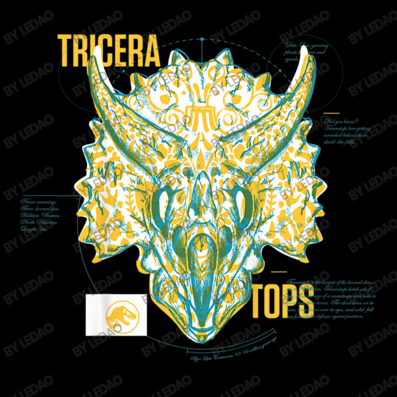 Fallen Kingdom Yellow Triceratops Facts Pocket T-shirt | Artistshot