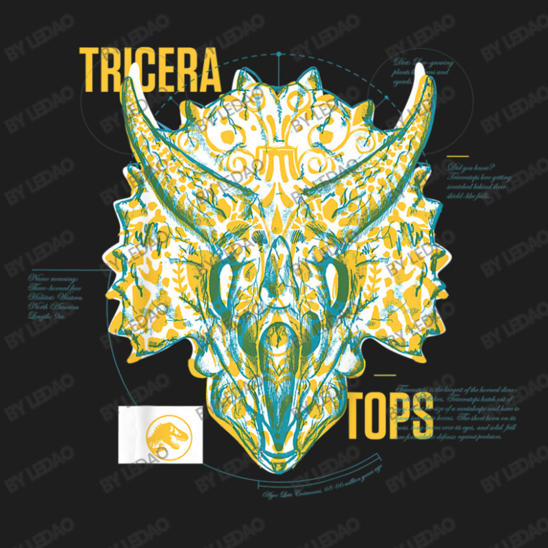 Fallen Kingdom Yellow Triceratops Facts Classic T-shirt | Artistshot