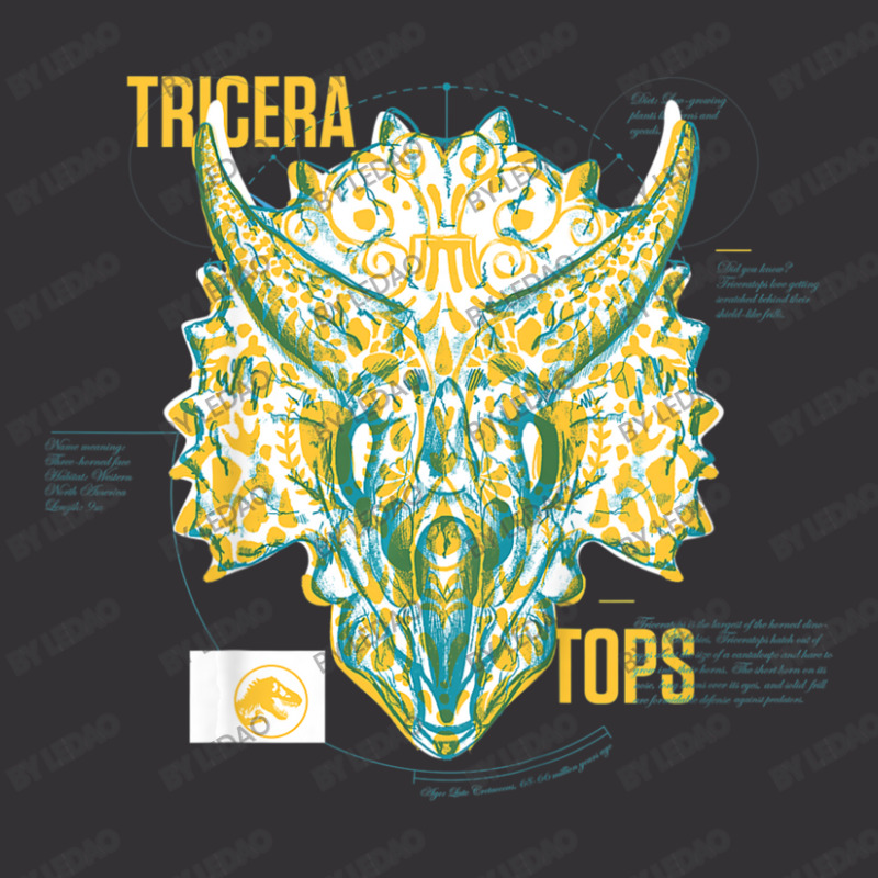 Fallen Kingdom Yellow Triceratops Facts Vintage Hoodie | Artistshot