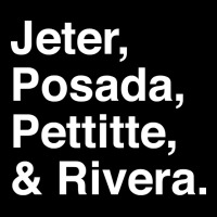 Jeter, Posada, Pettitte, Rivera - White Lightweight Hoodie | Artistshot