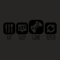 Eat Sleep Game Gamer Mantra Ladies Fitted T-shirt | Artistshot