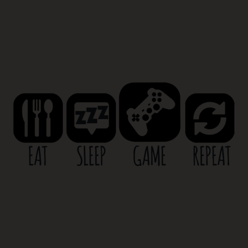 Eat Sleep Game Gamer Mantra Ladies Fitted T-Shirt by RobertTaylor | Artistshot