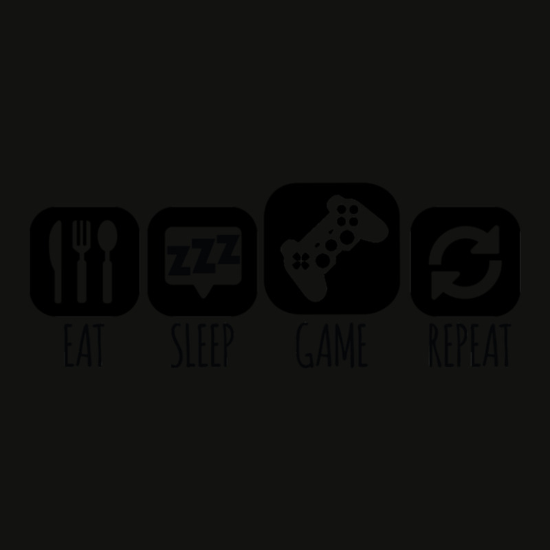 Eat Sleep Game Gamer Mantra Scorecard Crop Tee by RobertTaylor | Artistshot