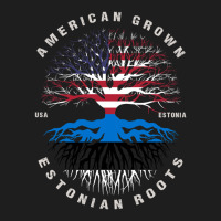 American Grown Estonian Roots Estonia Flag Classic T-shirt | Artistshot