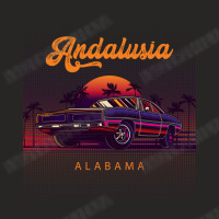 Andalusia Alabama Retro Vintage 80s 90s Muscle Cars Retrowave Aestheti Ladies Fitted T-shirt | Artistshot