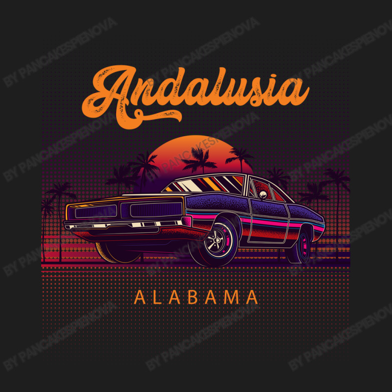 Andalusia Alabama Retro Vintage 80s 90s Muscle Cars Retrowave Aestheti Classic T-shirt | Artistshot