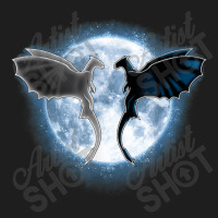 Toothless Light Fury In Space Design For Valentines Day Classic T-shirt | Artistshot