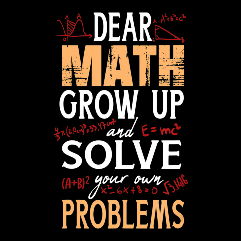 Math Quote For Girls Boys Teens Men Women Dear Math Baby Tee by cm-arts | Artistshot