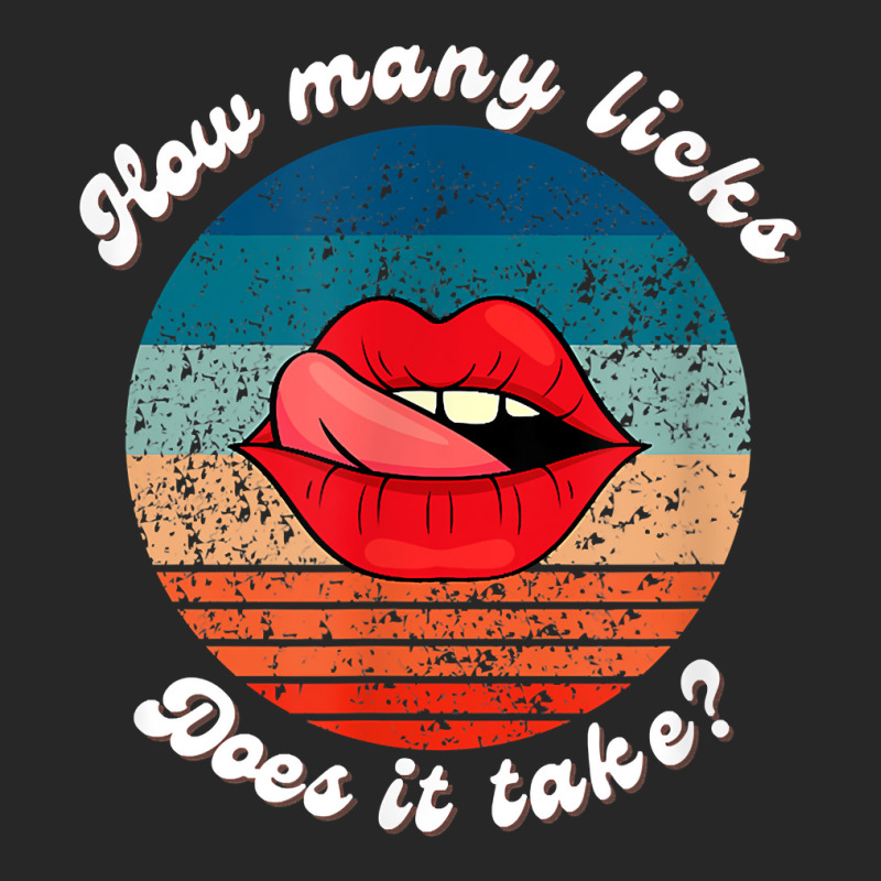 Funny Lips How Many Licks Does It Take Retro Vintage T Shirt Women's Pajamas Set by cm-arts | Artistshot