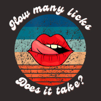 Funny Lips How Many Licks Does It Take Retro Vintage T Shirt Racerback Tank | Artistshot