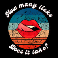 Funny Lips How Many Licks Does It Take Retro Vintage T Shirt Cropped Sweater | Artistshot