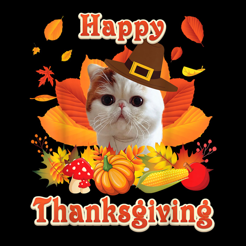 Happy Thanksgiving Exotic Shorthair Cat I'm Thankful For My T Shirt Zipper Hoodie by alishia3asa | Artistshot