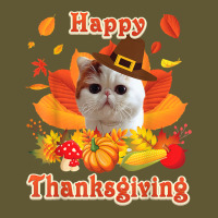 Happy Thanksgiving Exotic Shorthair Cat I'm Thankful For My T Shirt Vintage Short | Artistshot