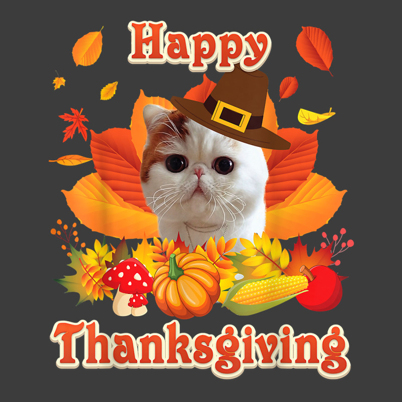 Happy Thanksgiving Exotic Shorthair Cat I'm Thankful For My T Shirt Men's Polo Shirt by alishia3asa | Artistshot