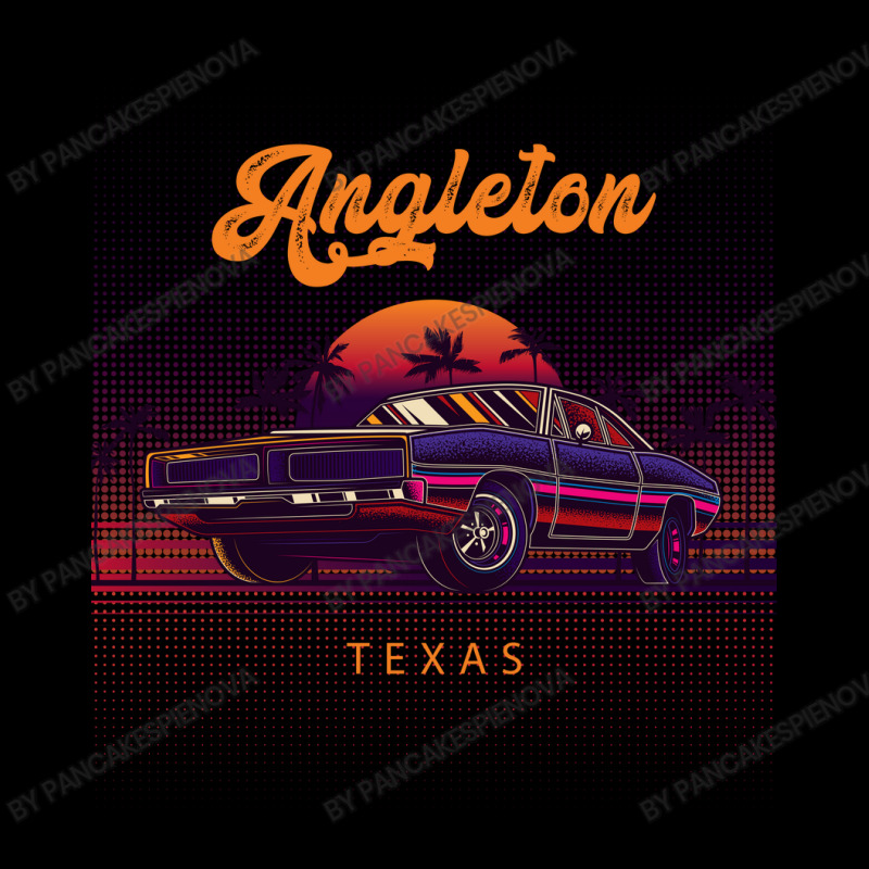 Angleton Texas Retro Vintage 80s 90s Muscle Cars Retrowave Aesthetic Adjustable Cap by pancakespienova | Artistshot