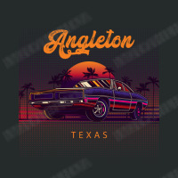 Angleton Texas Retro Vintage 80s 90s Muscle Cars Retrowave Aesthetic Women's Triblend Scoop T-shirt | Artistshot