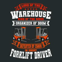 Forklift Operator Material Handler Lift Truck Doom Defeater T Shirt Women's Triblend Scoop T-shirt | Artistshot