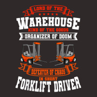 Forklift Operator Material Handler Lift Truck Doom Defeater T Shirt Racerback Tank | Artistshot