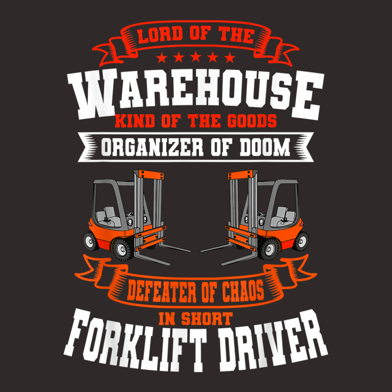 Forklift Operator Material Handler Lift Truck Doom Defeater T Shirt Racerback Tank by cm-arts | Artistshot