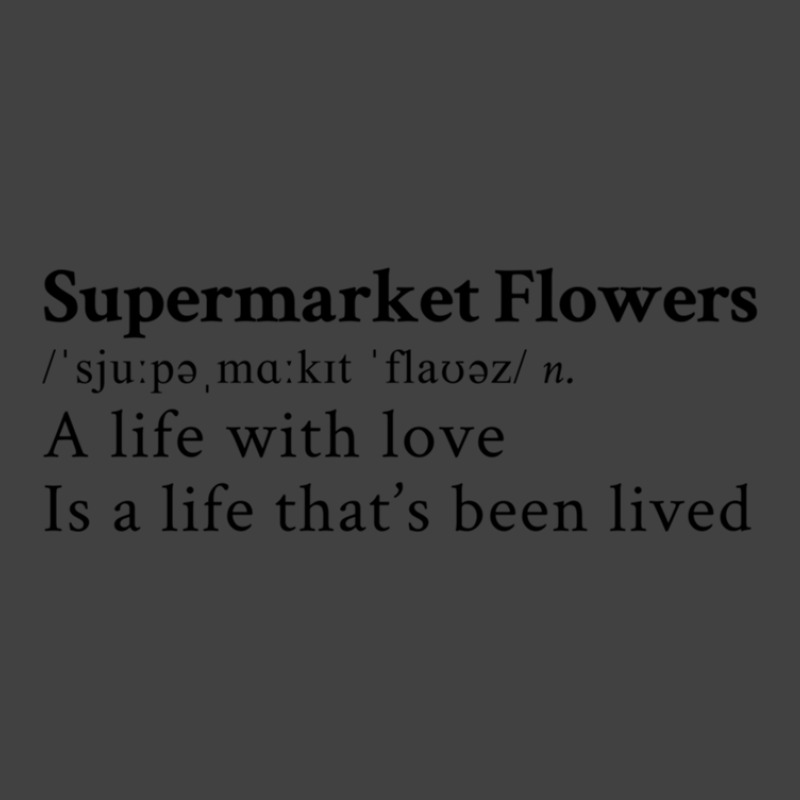 Supermarket Flowers Vintage T-Shirt by DonnieCarlson | Artistshot