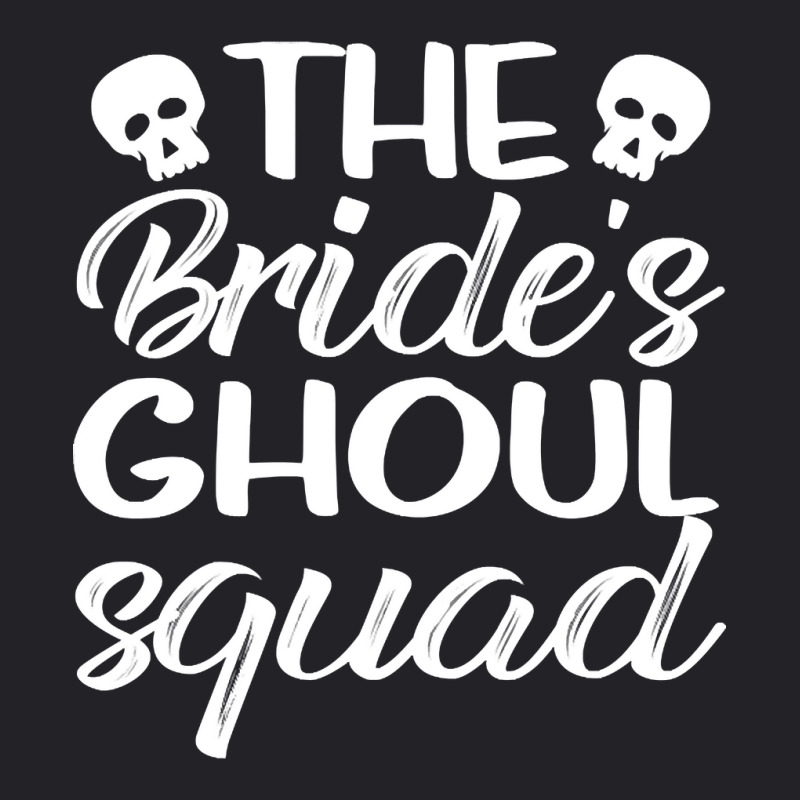 The Brides Ghoul Squad Spooky Halloween Bride Wedding Squad Youth Tee by yumgaugeteuda | Artistshot