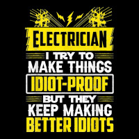 Funny Electrician Art Men Dad Lineman Electronics Engineers Adjustable Cap | Artistshot