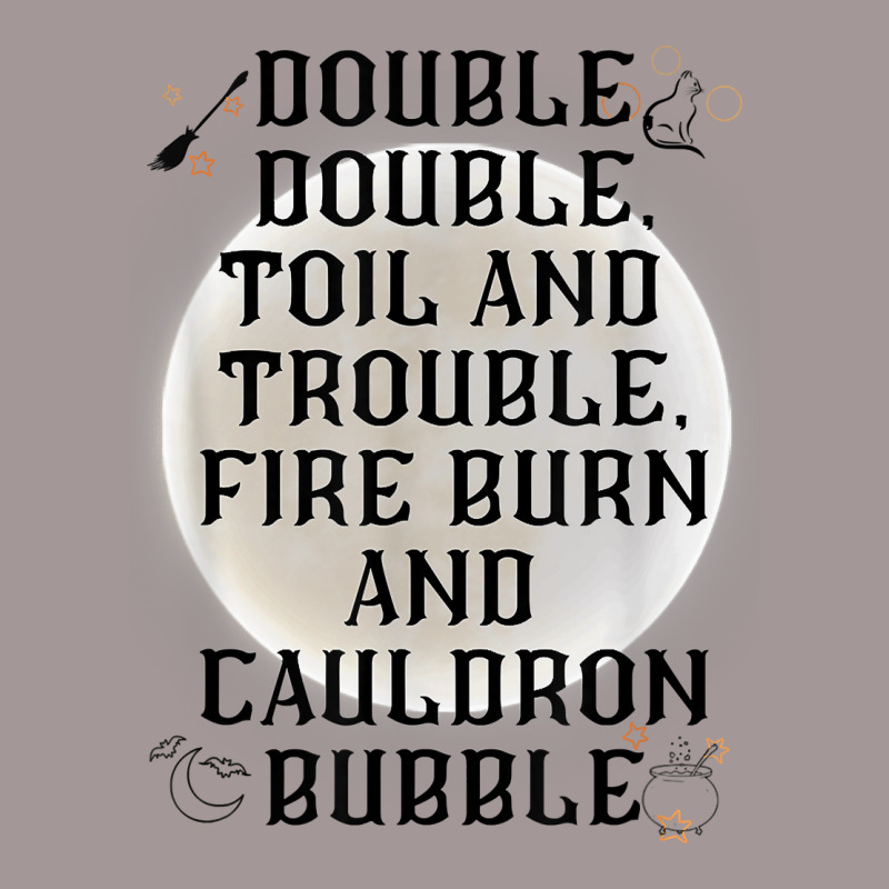 Double, Double Toil And Trouble Mystical Moon Poetic Play T Shirt Vintage Short | Artistshot