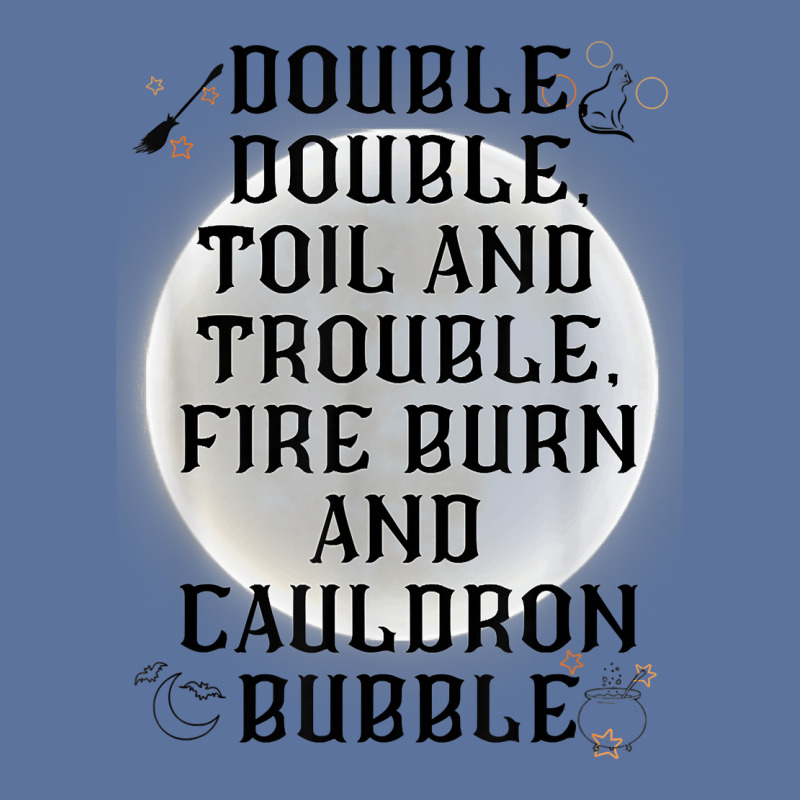 Double, Double Toil And Trouble Mystical Moon Poetic Play T Shirt Lightweight Hoodie | Artistshot