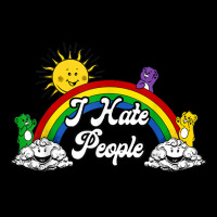 I Hate People V-neck Tee | Artistshot