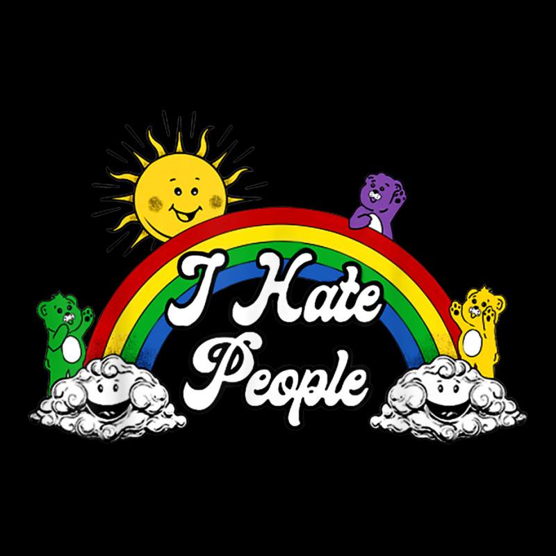 I Hate People V-neck Tee | Artistshot