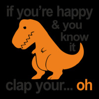 T Rex Clap Your Hands Adjustable Cap | Artistshot