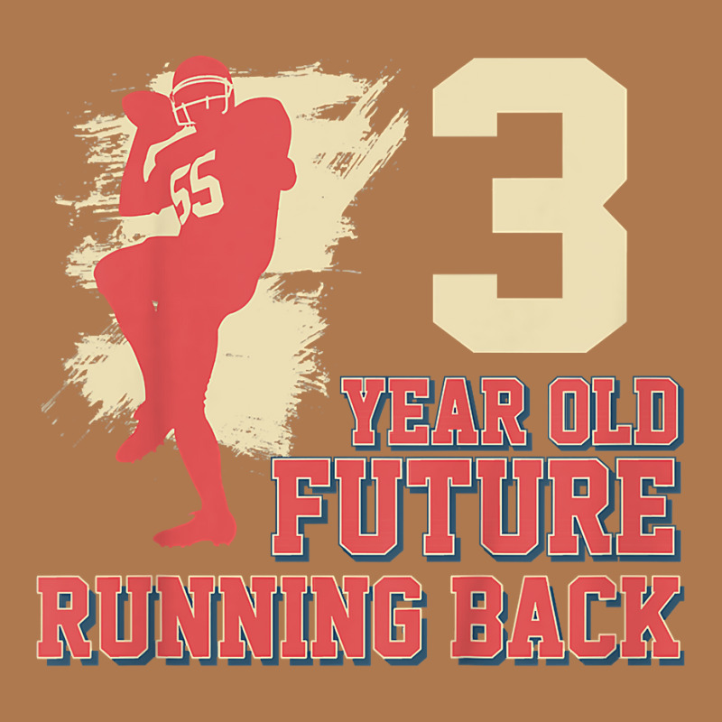 Kids Future Running Back Football 3 Year Old 3rd Birthday T Shirt Vintage Short by cm-arts | Artistshot