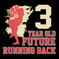 Kids Future Running Back Football 3 Year Old 3rd Birthday T Shirt Lightweight Hoodie | Artistshot