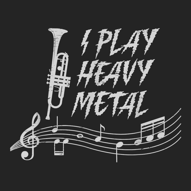 I Play Heavy Metal Musician Brass Musical Instrument Music T Shirt 3/4 Sleeve Shirt by cm-arts | Artistshot