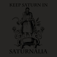 Saturn In Saturnalia Ladies Fitted T-shirt | Artistshot