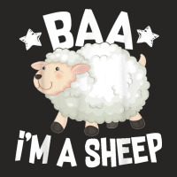 I'm A Sheep Lamb Farm Country Farming Animals Lover Ladies Fitted T-shirt | Artistshot