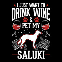 Saluki And Wine Persian Greyhound Saluki T Shirt Adjustable Cap | Artistshot