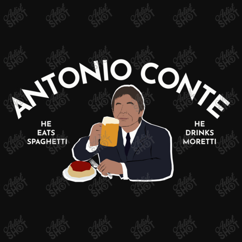 Antonio Conte He Eats Spaghetti He Drink Moretti Essential Crop Top by MylaLe | Artistshot