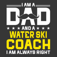 Dad Water Ski Coach Always Right Funny Water Ski Coach Humor Long Slee Toddler Hoodie | Artistshot