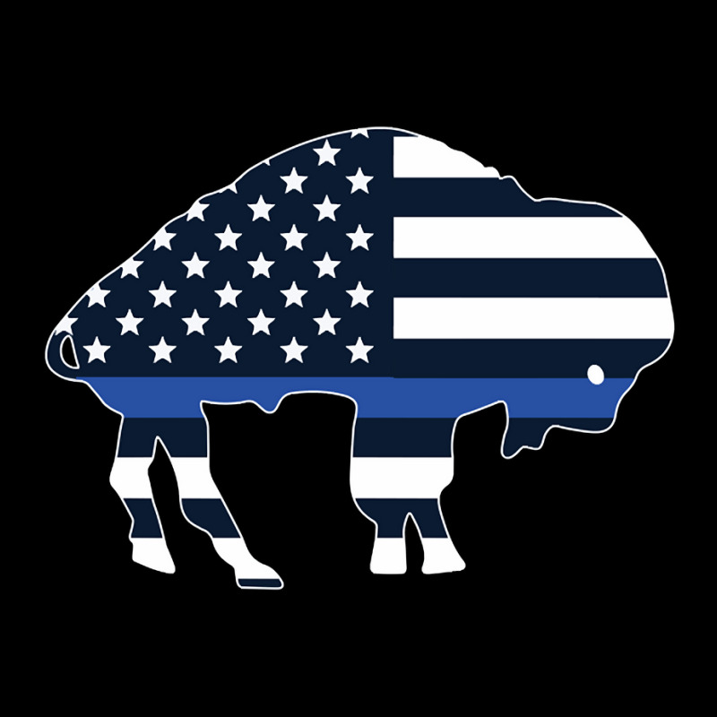 Buffalo Law Enforcement Support Flag V-neck Tee | Artistshot