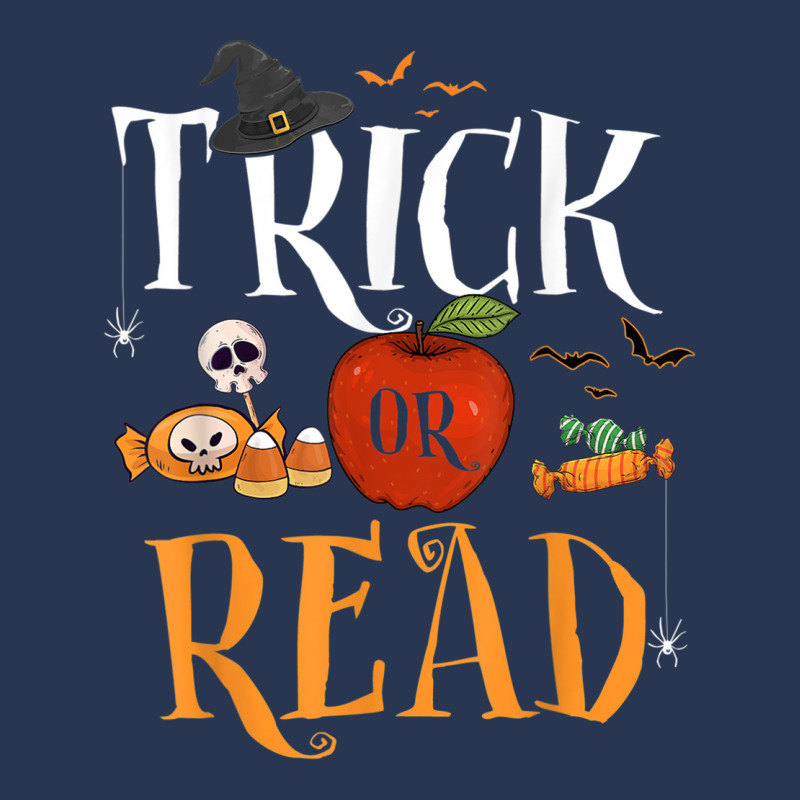 Funny Tricks Or Read Librarian Halloween Costume Book Lover T Shirt Men Denim Jacket | Artistshot