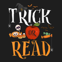 Funny Tricks Or Read Librarian Halloween Costume Book Lover T Shirt Classic T-shirt | Artistshot