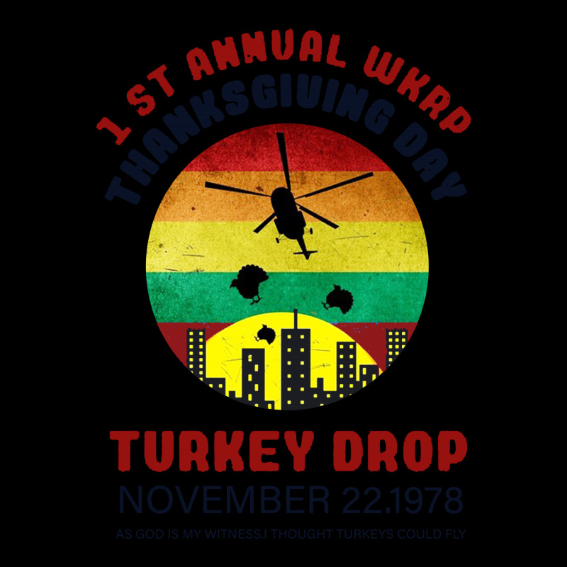 First Anuual  Wkrp Thanksgiving Day Turkey Drop Fleece Short | Artistshot