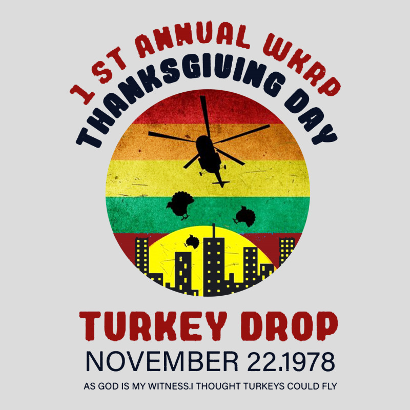 First Anuual  Wkrp Thanksgiving Day Turkey Drop Men's Polo Shirt | Artistshot