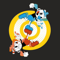 Cuphead And Mugman Ladies Fitted T-shirt | Artistshot