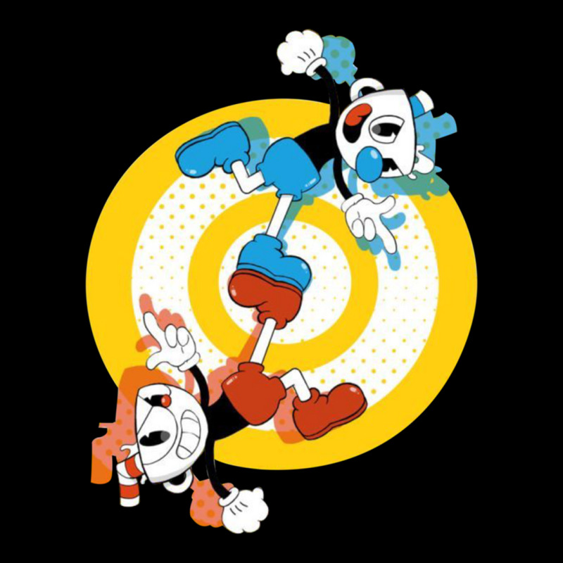 Cuphead And Mugman Cropped Hoodie by cm-arts | Artistshot