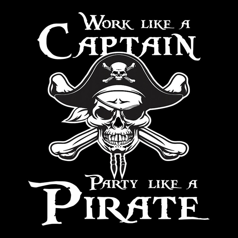 Work Like A Captain, Party Like A Pirate Classic Graphic Zipper Hoodie by cm-arts | Artistshot