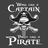 Work Like A Captain, Party Like A Pirate Classic Graphic Vintage T-shirt | Artistshot