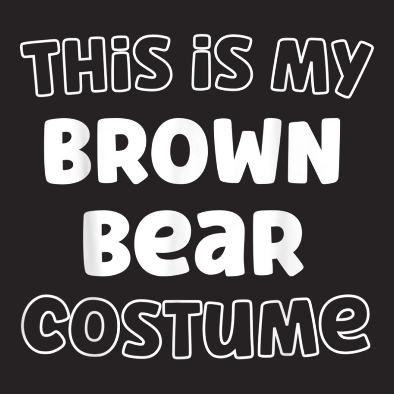 Brown Halloween Design Brown Bear This Is My Human Costume Vintage Cap | Artistshot